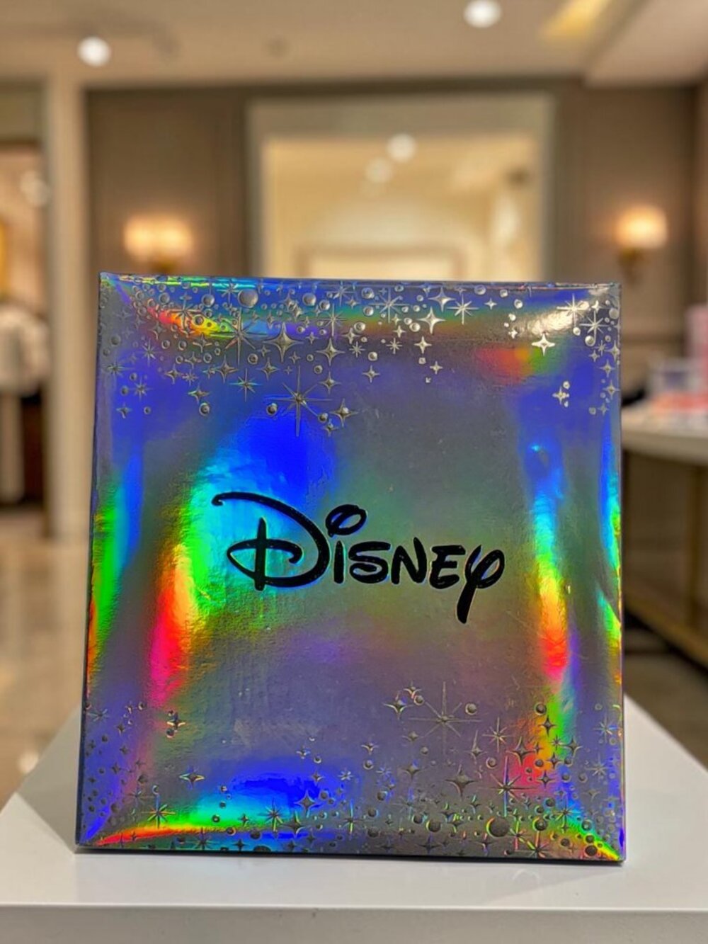 Disney Silver-Plated “M” Necklace with Minnie Bow